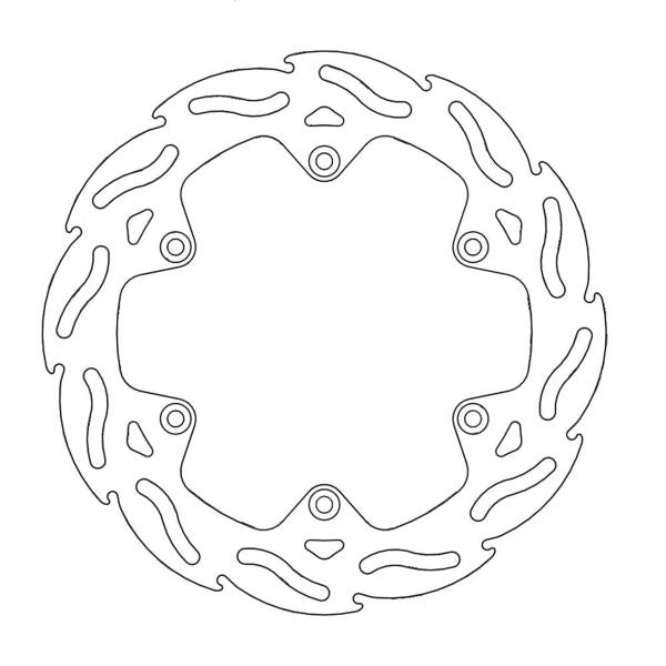 Moto Master Flame rear brake disc (220mm) Suzuki RM 125 89-98 & RM 250 87-98