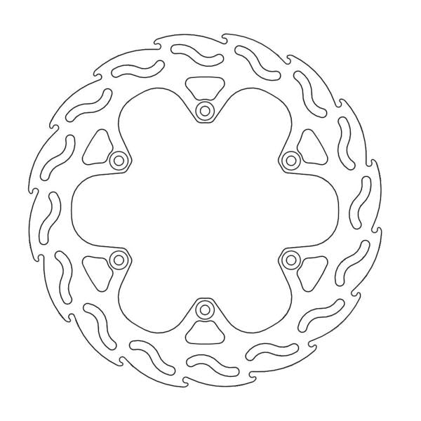 Moto Master Flame rear brake disc (240mm) Suzuki RM 125/250 99-05