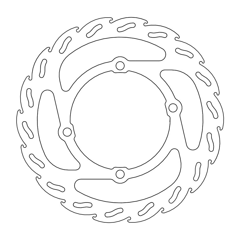 Moto-Master Flame Brakedisc front+rear KTM SX50 02-.. MC50 21-.. TC50 17-..