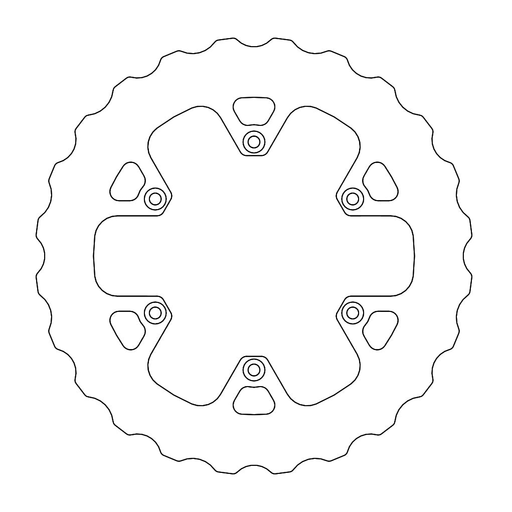 Moto Master Nitro Mud (240mm) rear brake disc Beta