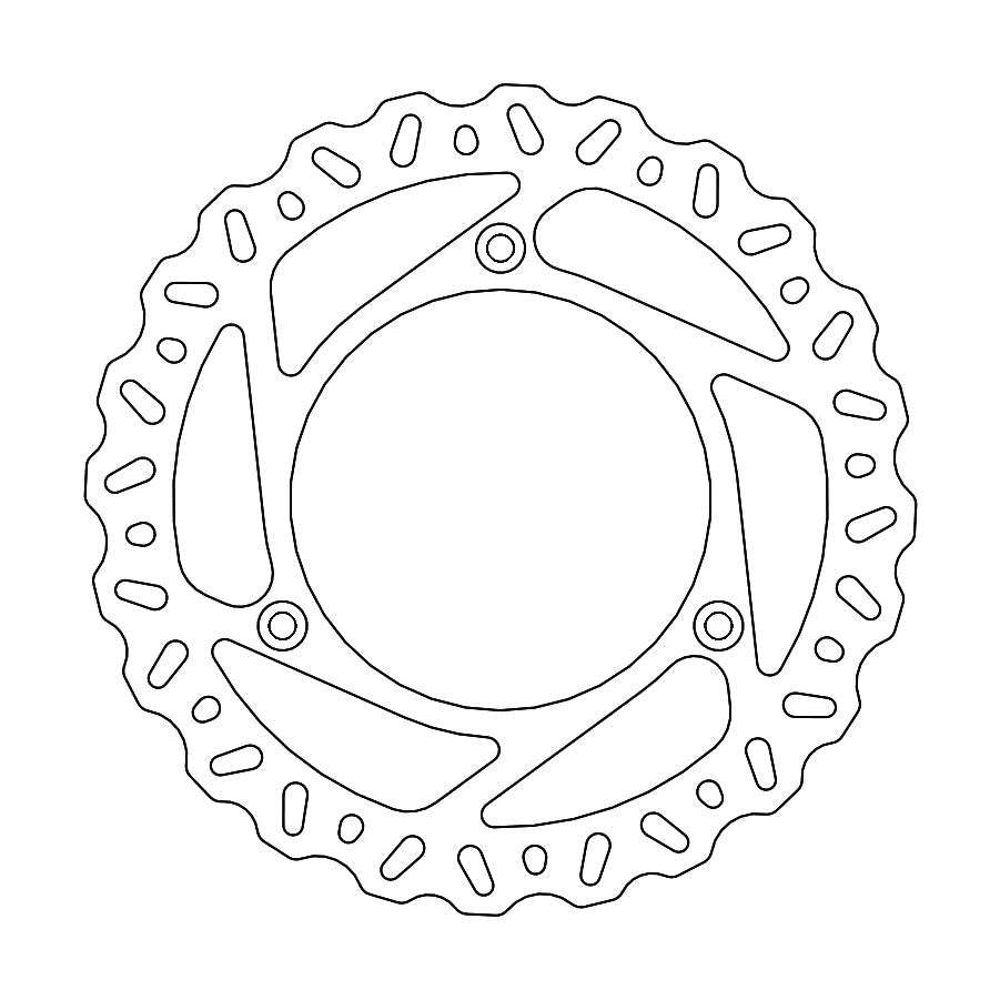 Moto Master Nitro front brake disc ( 198mm ) Yamaha YZ 65 2018-