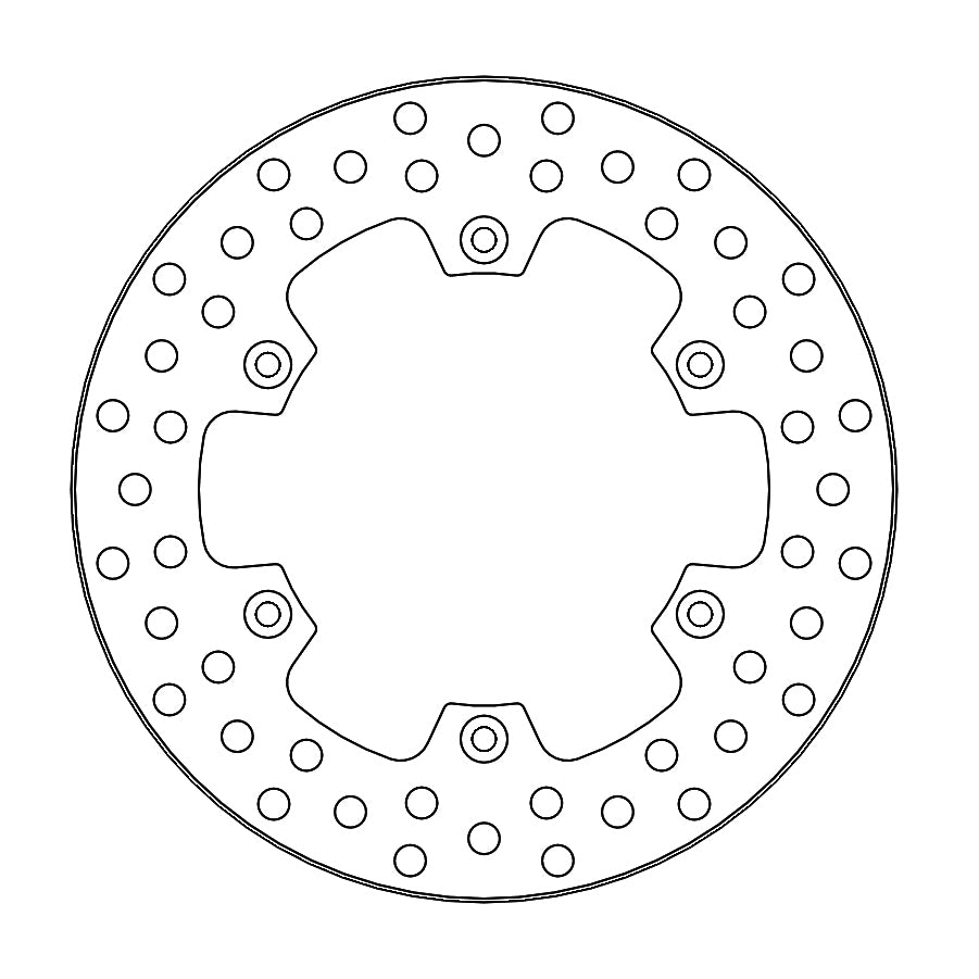 Moto Master Vintage rear brake disc (220mm) Yamaha YZ 125/250 1985-1997 & YZ 360 1989-1993 & YZ 490 1987-1990 & YZ 450F 1998
