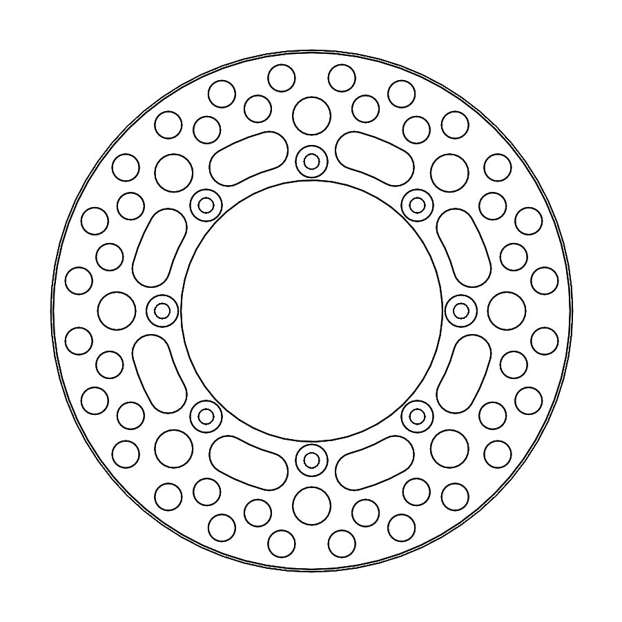Moto Master Vintage rear brake disc (220mm) Kawasaki KX 125/250/500 86-88