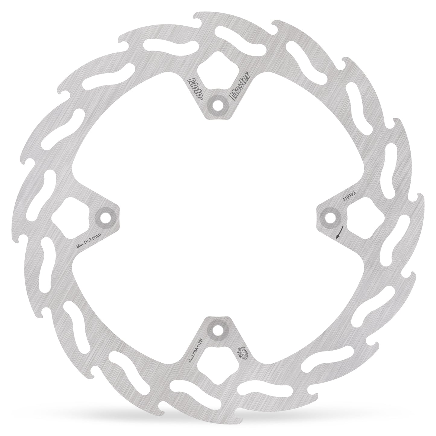 Moto Master Flame achter remschijf 4,4mm dik 240mm Ducati Desmo 450 MX 2026