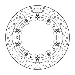 Moto Master Zwevende 6mm voor remschijf 320mm 117058