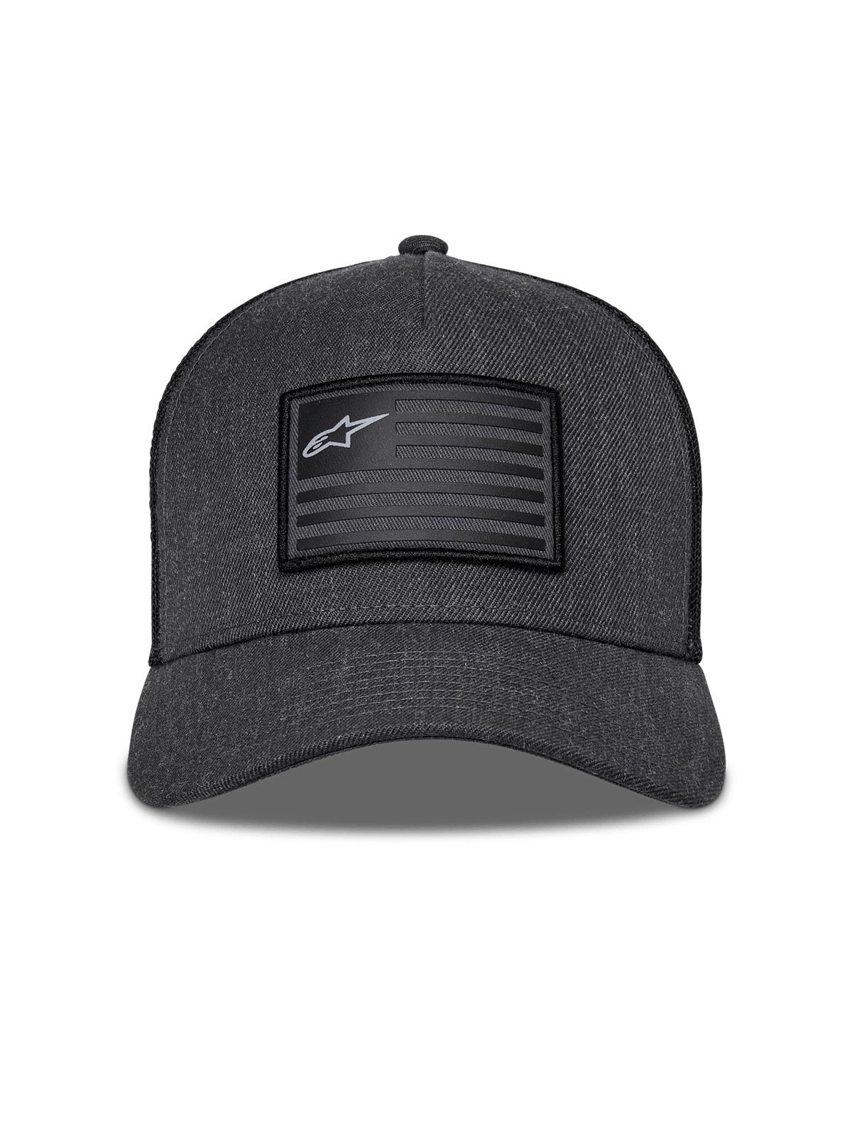 Alpinestars Flag Snapback Cap Charcoal Heather Black - MxProStoreParts