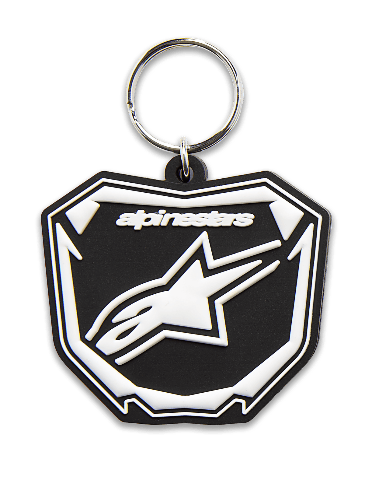 Alpinestars Plate Keyfob Black/White – 1216-91200-1020 - MxProStoreParts