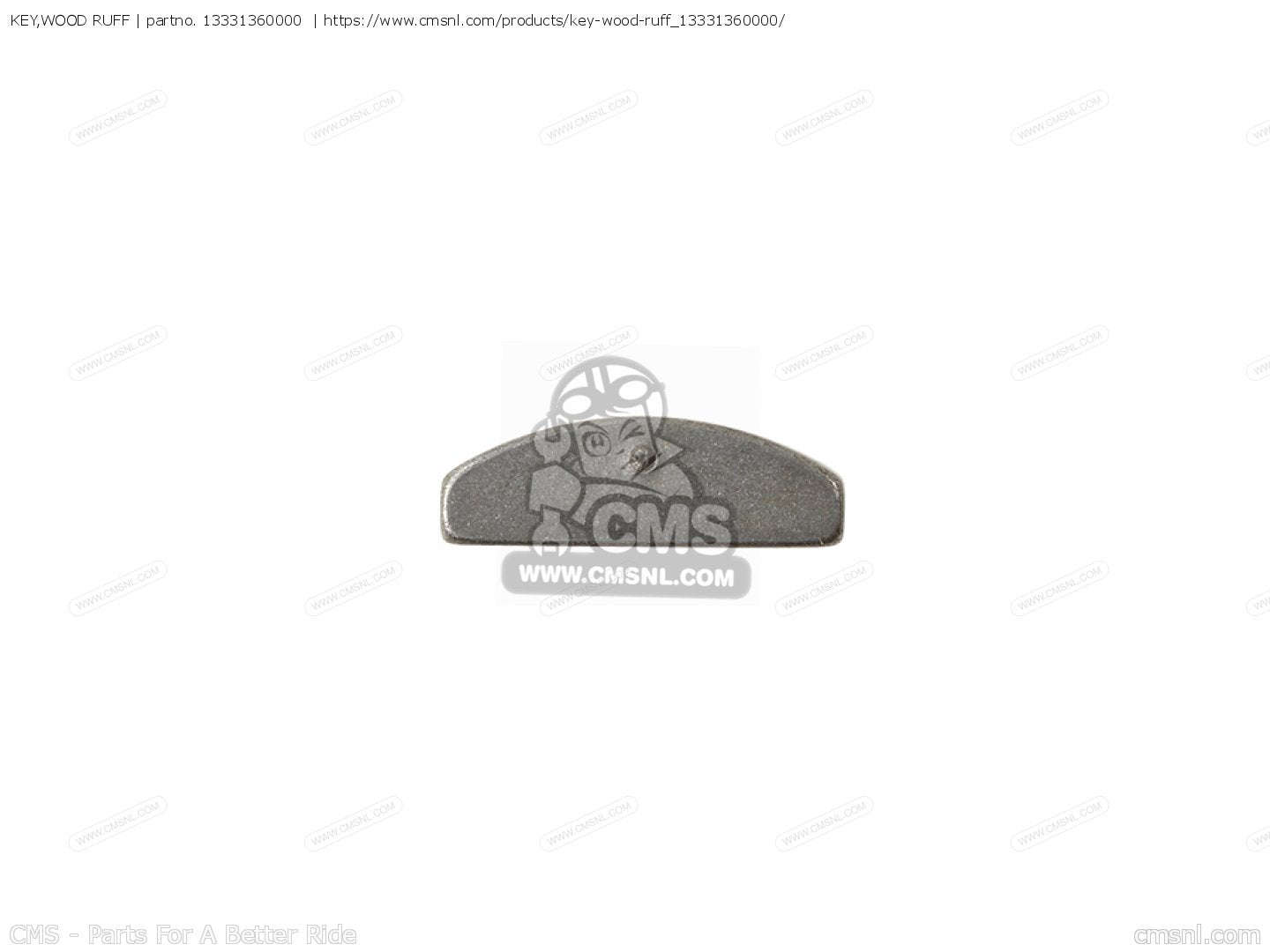 Honda OEM key wood ruff 13331-360-000