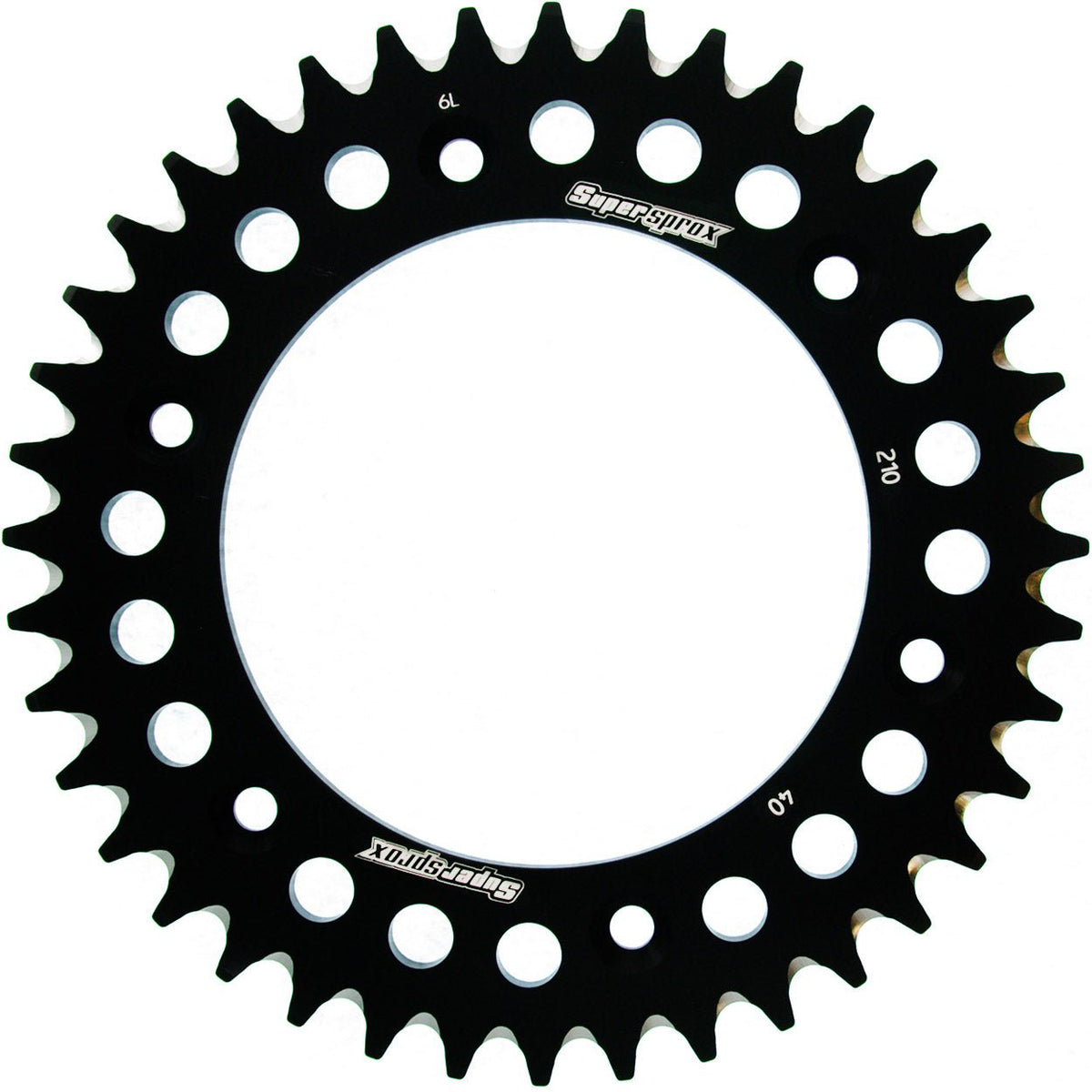 Supersprox Rear Sprocket Alu RAL-210:52 Black – RAL-210:52-BLK