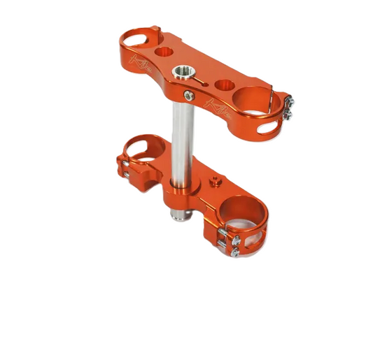 Kite MX kroonplaten Oranje offset 14mm KTM SX 85 2006- & Husqvarna TC 85 2014- & Gas Gas MC 85 2021-