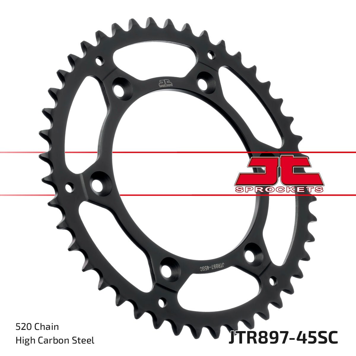 JT Rear Sprocket SC - Self Cleaning Lightweight Rear JTR897.45SC - MxProStoreParts