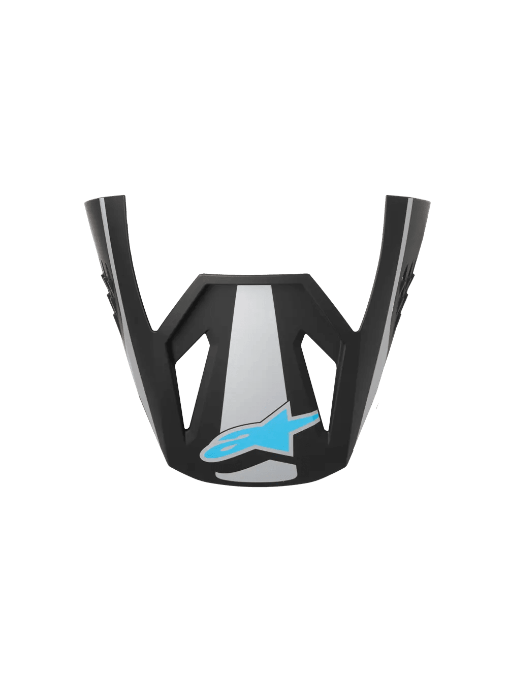 Alpinestars S-M3 Heat visière de casque – Argent Bleu Noir mat - MxProStoreParts