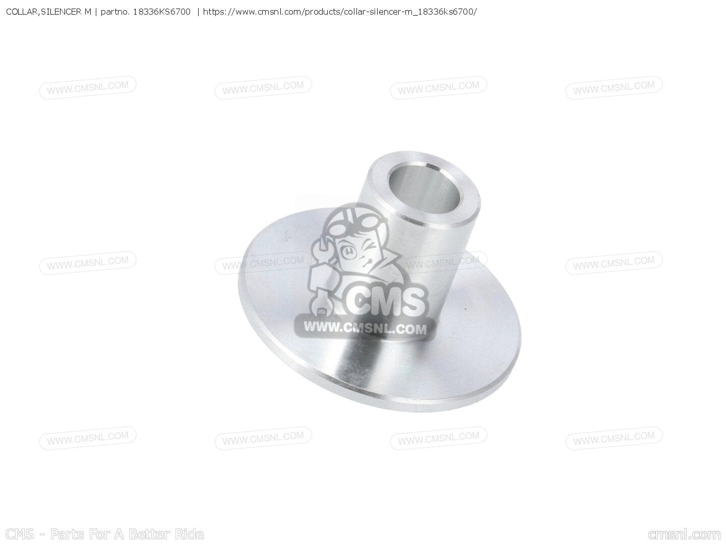 Honda Kragen Enddämpfer 18336 - KS6 - 700 - MxProStoreParts