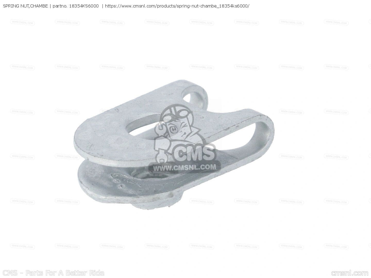 Honda OEM Feder Mutter, CHAMBE 18354 - KS6 - 000 - MxProStoreParts