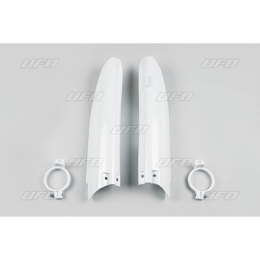 UFO Fork guards RM125/250 04-RMZ450 -06 White