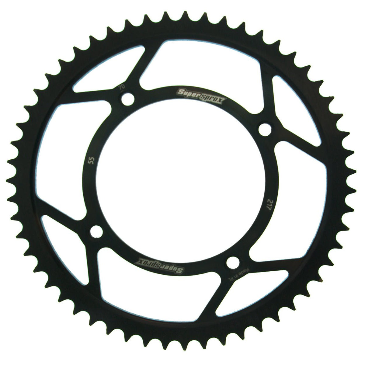Supersprox / JT Rear sprocket 217.55 – RFE-217:55-BLK - MxProStoreParts