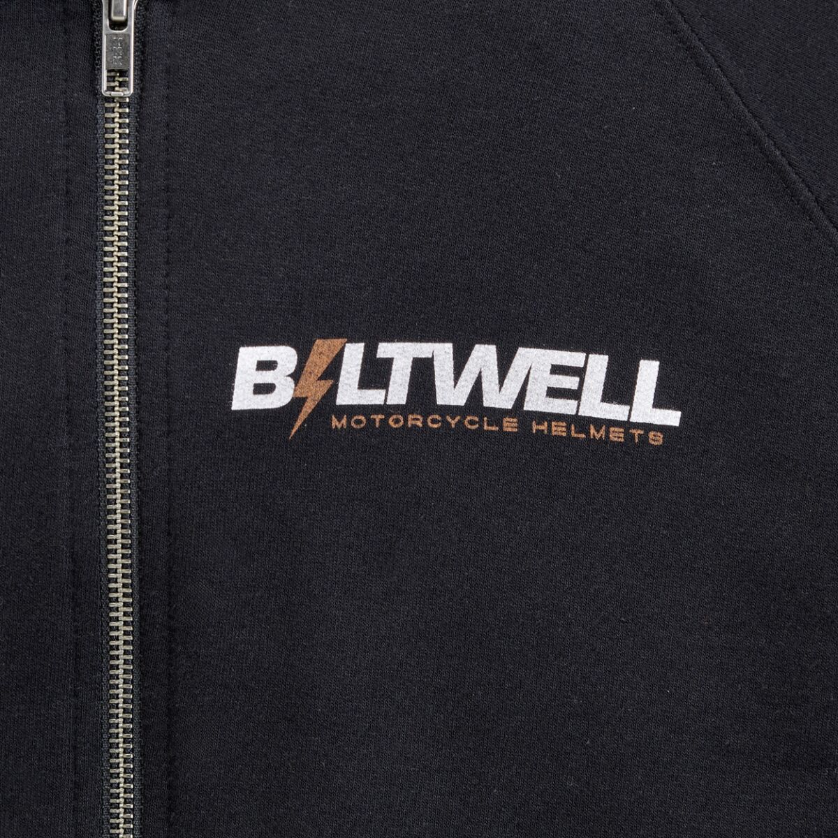 BILTWELL Bolts Zip capuchonvest zwart, maat L - MxProStoreParts