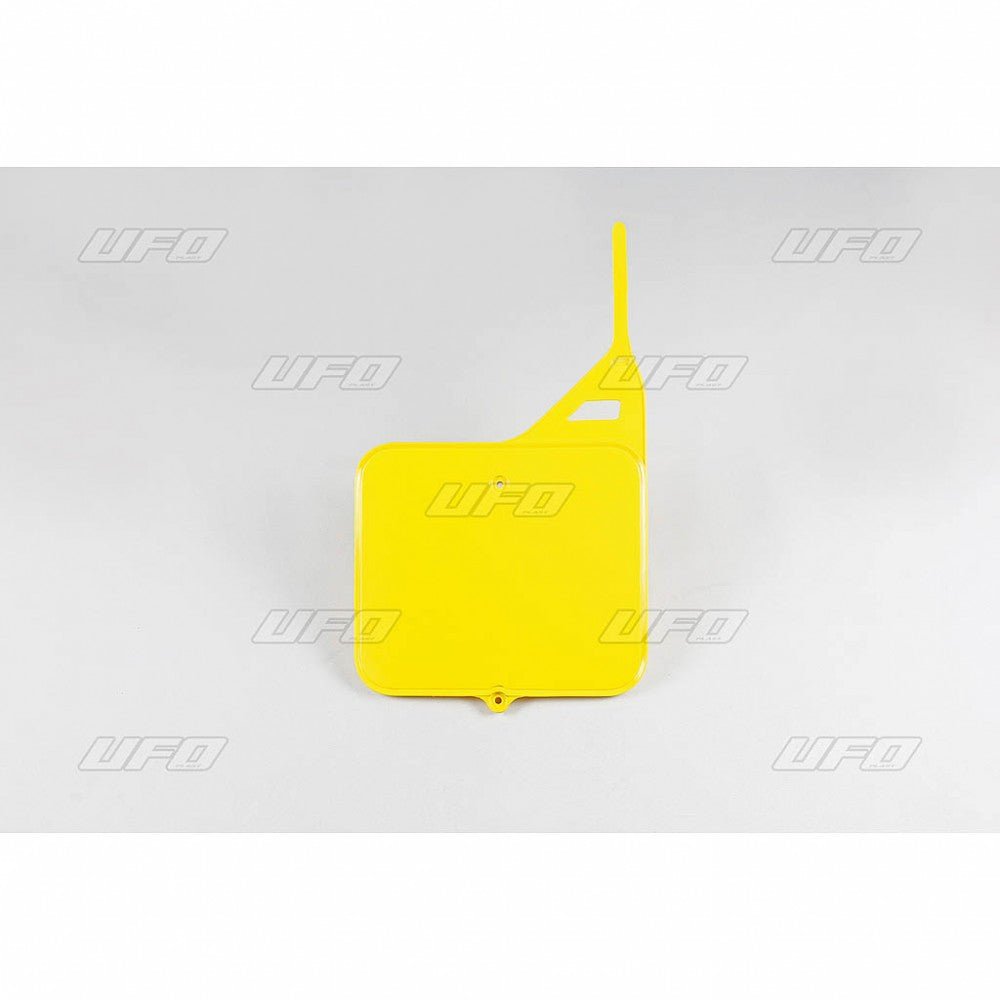 Placa matrícula delantera UFO RM125/250 87-95 Amarilla 101 - MxProStoreParts
