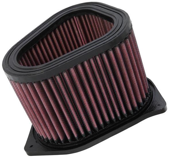 K&N air filter VL1500LC, red pleated media with black frame