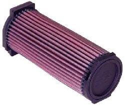 K&N air filter for YFM600; cylindrical pink pleated media with black end caps
