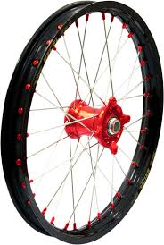 Elite Voorwiel compleet Zwarte Excel A60 velg + Kite Rood naaf 21-1.60 alle Honda CR/CRF 125/250/450 2002-