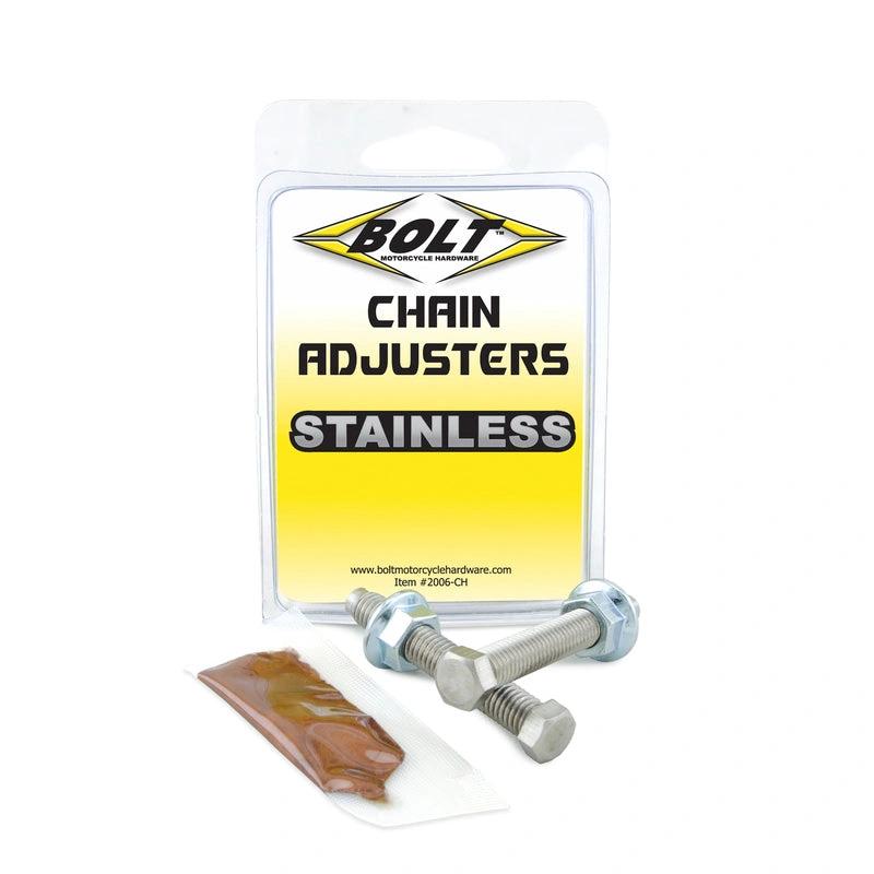 BOLT schroef kettingspanner M8x50mm 2 stuks - MxProStoreParts