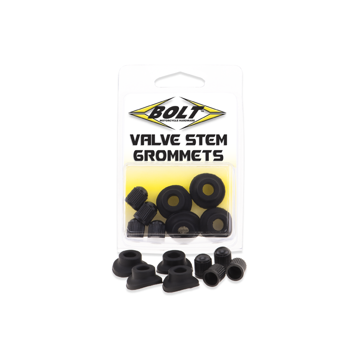 BOLT ventiel rubbers en ventiel doppen ( set van 4 )