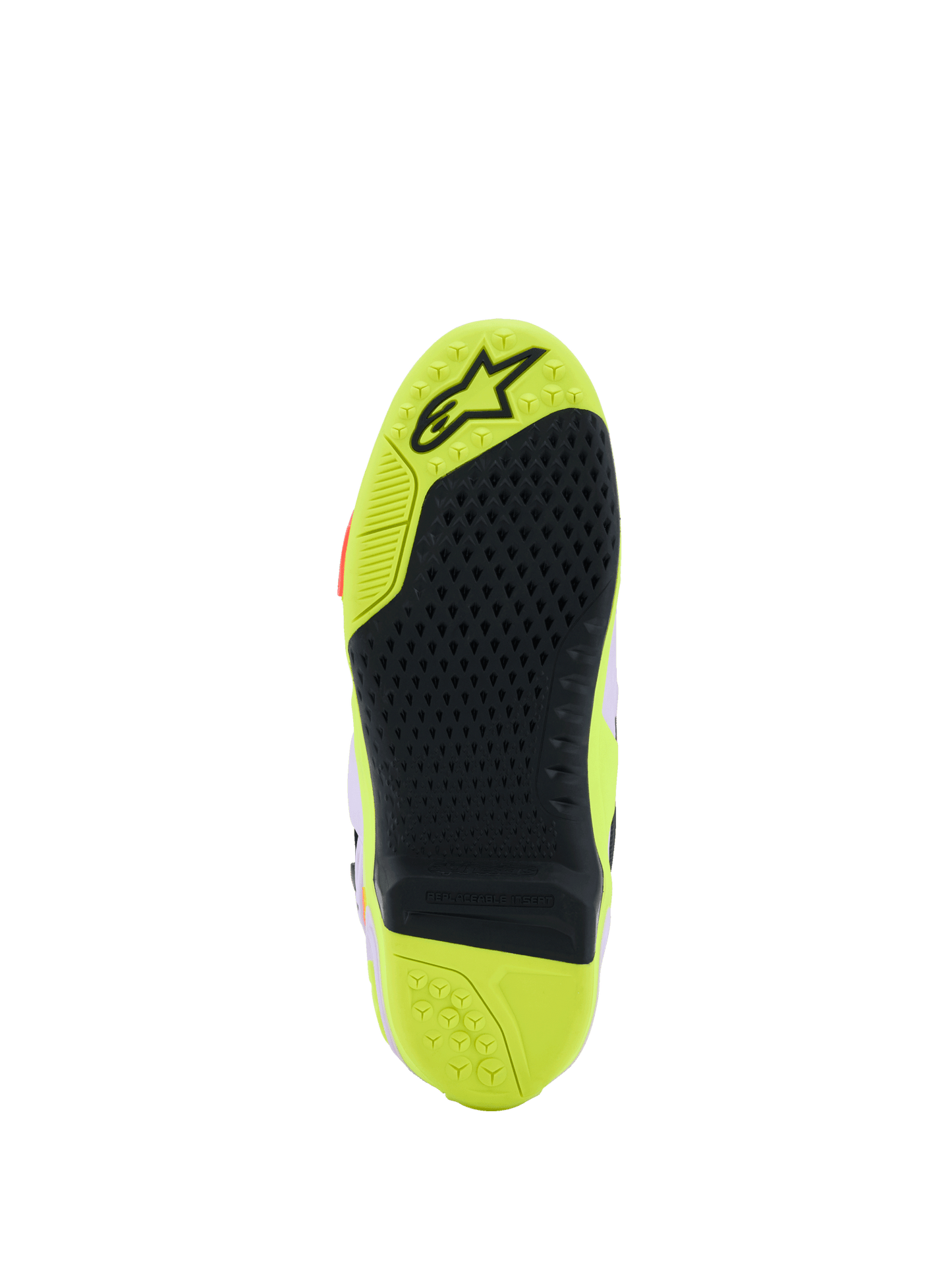 Alpinestars Tech 10 Superventilierte Stiefel, ventiliert, in Lila, Gelb und Fluoro Pink - MxProStoreParts