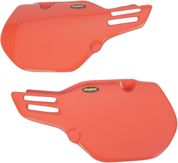 Maier side number plates Orange Honda CR 125R/250R/500R 1985-1986
