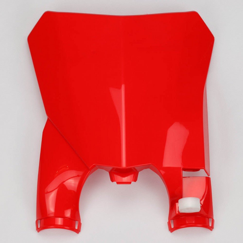 Placa de número delantera UFO, Honda CRF250 18-21, CRF450 17-20, Rojo 070 - MxProStoreParts