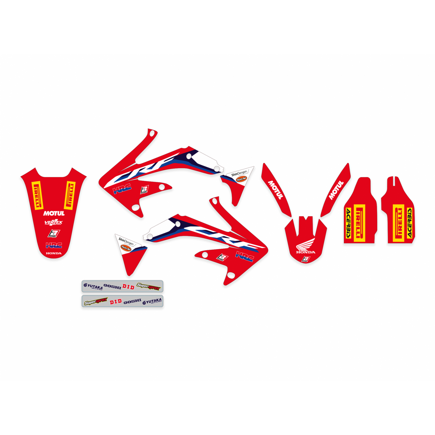 Blackbird stickerset Replica HRC 2020/2021 Honda CRF 450R 2005-2008