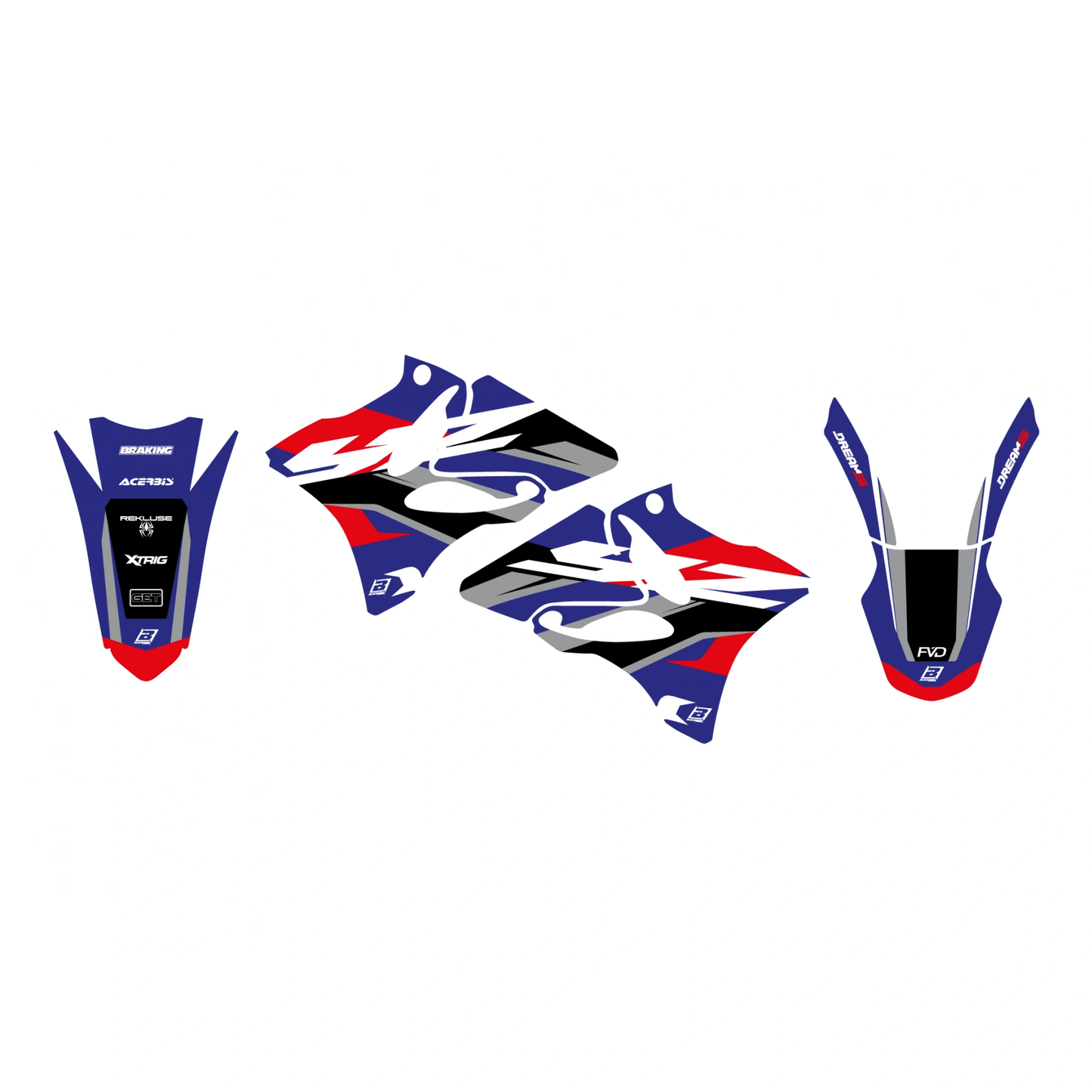 Blackbird Aufkleber-Set Dream 5 Yamaha YZ 125/250 2002 – 2014 – MxProStoreParts