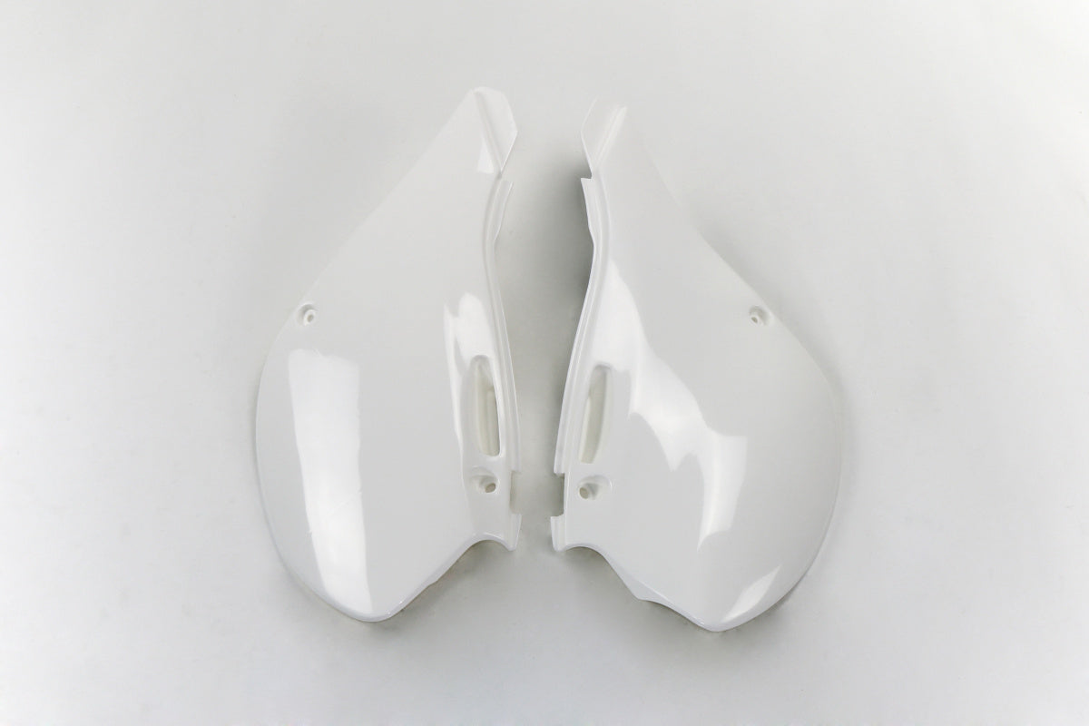 Cemoto Side Number Plates White Kawasaki KX 125/250 1999-2002
