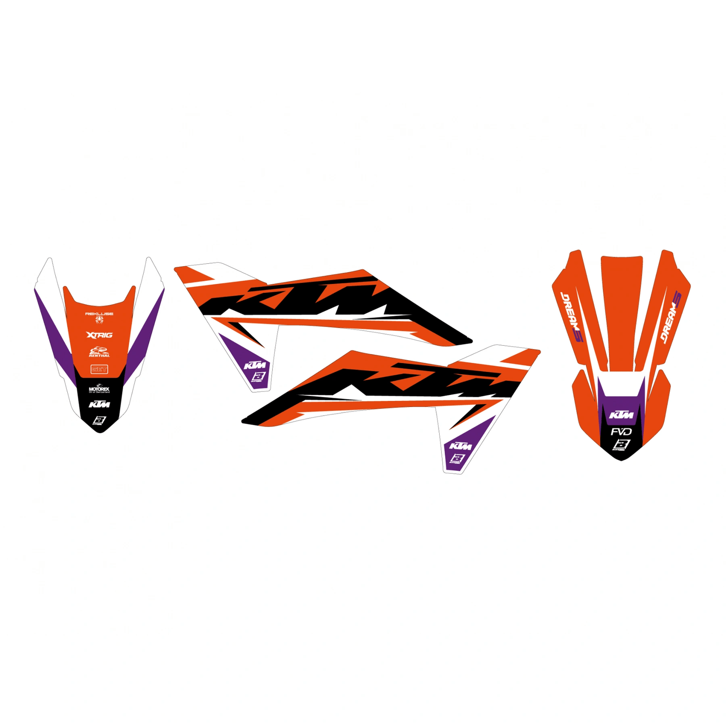 Blackbird Aufkleber-Set Dream 5 KTM SX 65 2024 - MxProStoreParts