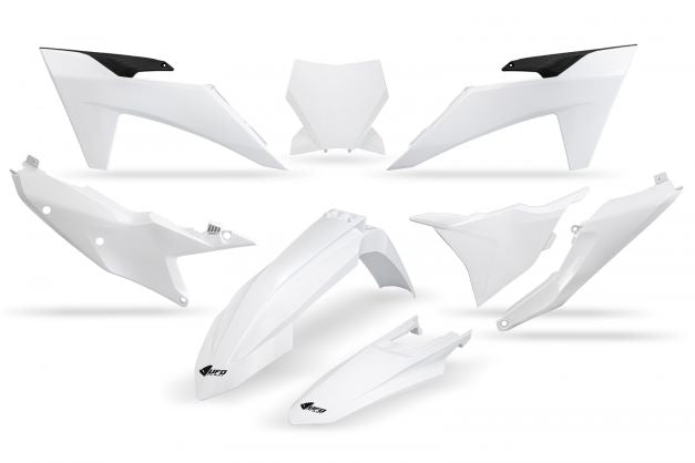 UFO Plastic kit 5-parts KTM SX/SXF125-450 23-24 White 042