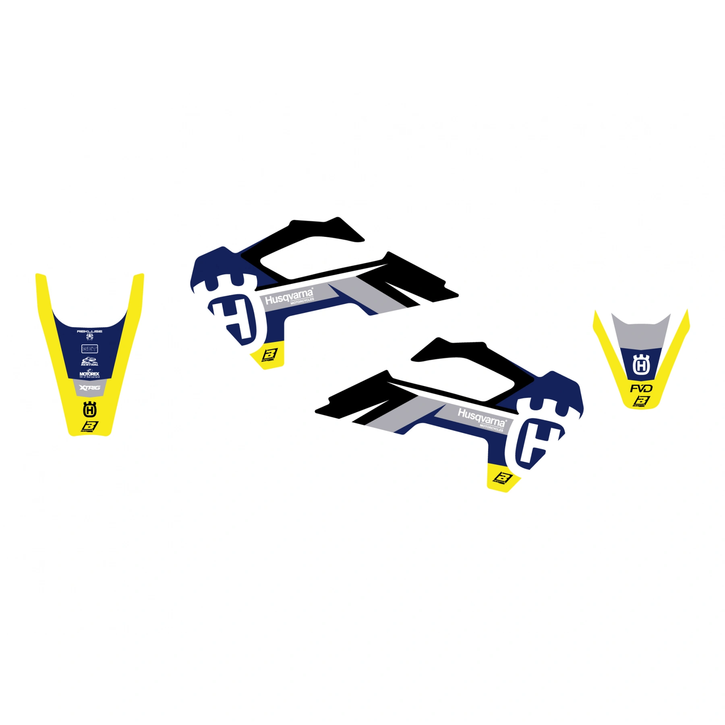 Blackbird Sticker set Dream 5 Husqvarna TC/FC 125-450 2025