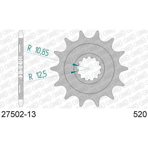 AFAM Vorderritzel Stahl Kawasaki KX 450F 06 - & KLX 450R 07 - 18 - MxProStoreParts