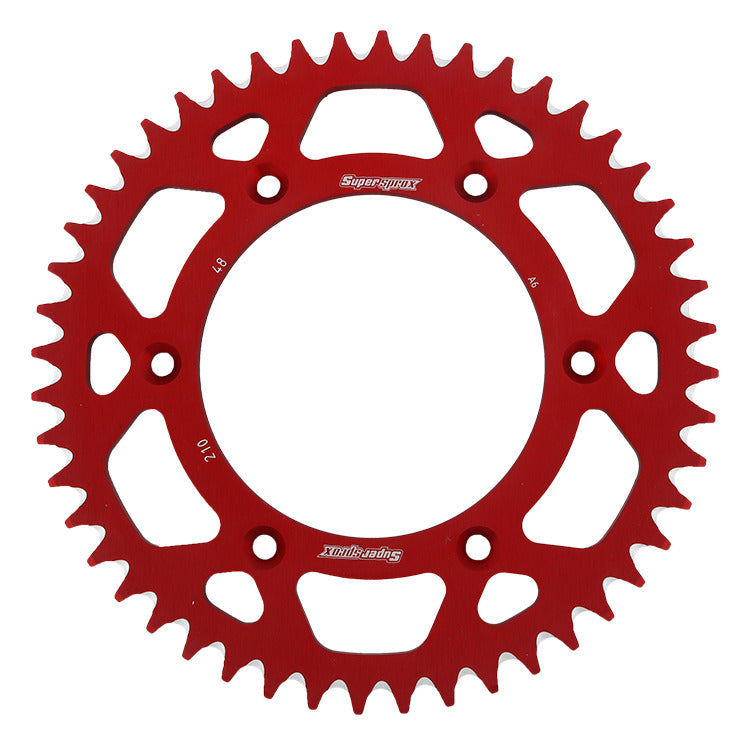 Supersprox Alu Rear sprocket HO CR/CRF Red 48 – RAL-210:48-RED