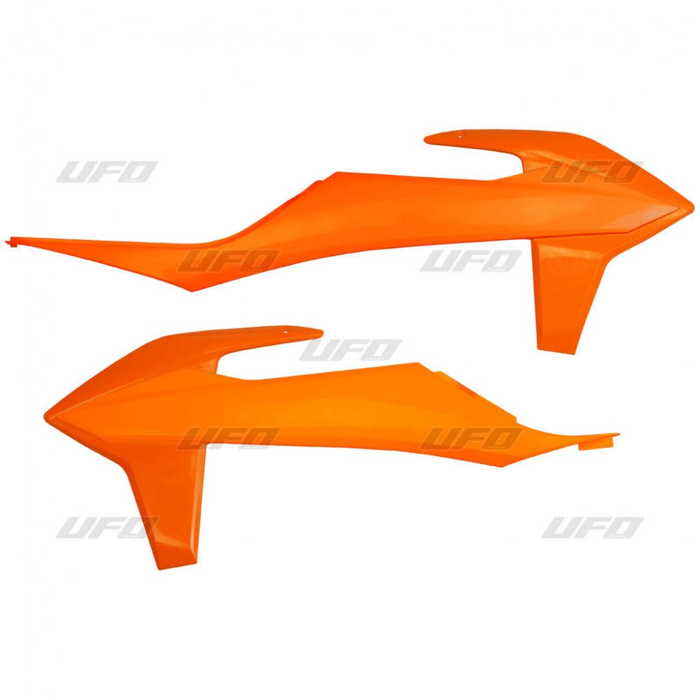 UFO Radiator covers KTM SX/SX-F 125-450 19- EXC/EXC-F 125-500 20- Orange 127 - MxProStoreParts