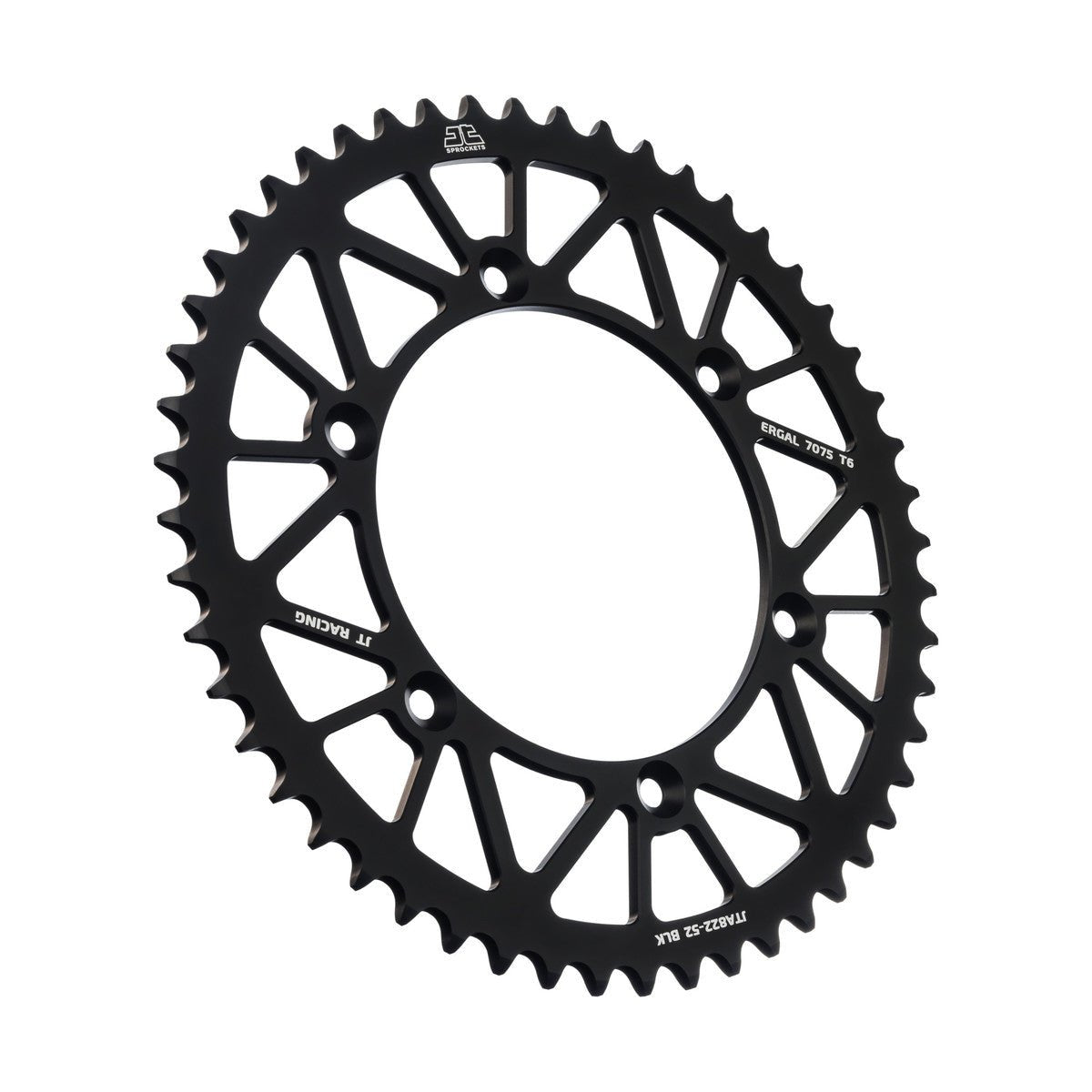 JT Rear Alu Sprocket 7075 T6 Black JTA822.52BLK - MxProStoreParts