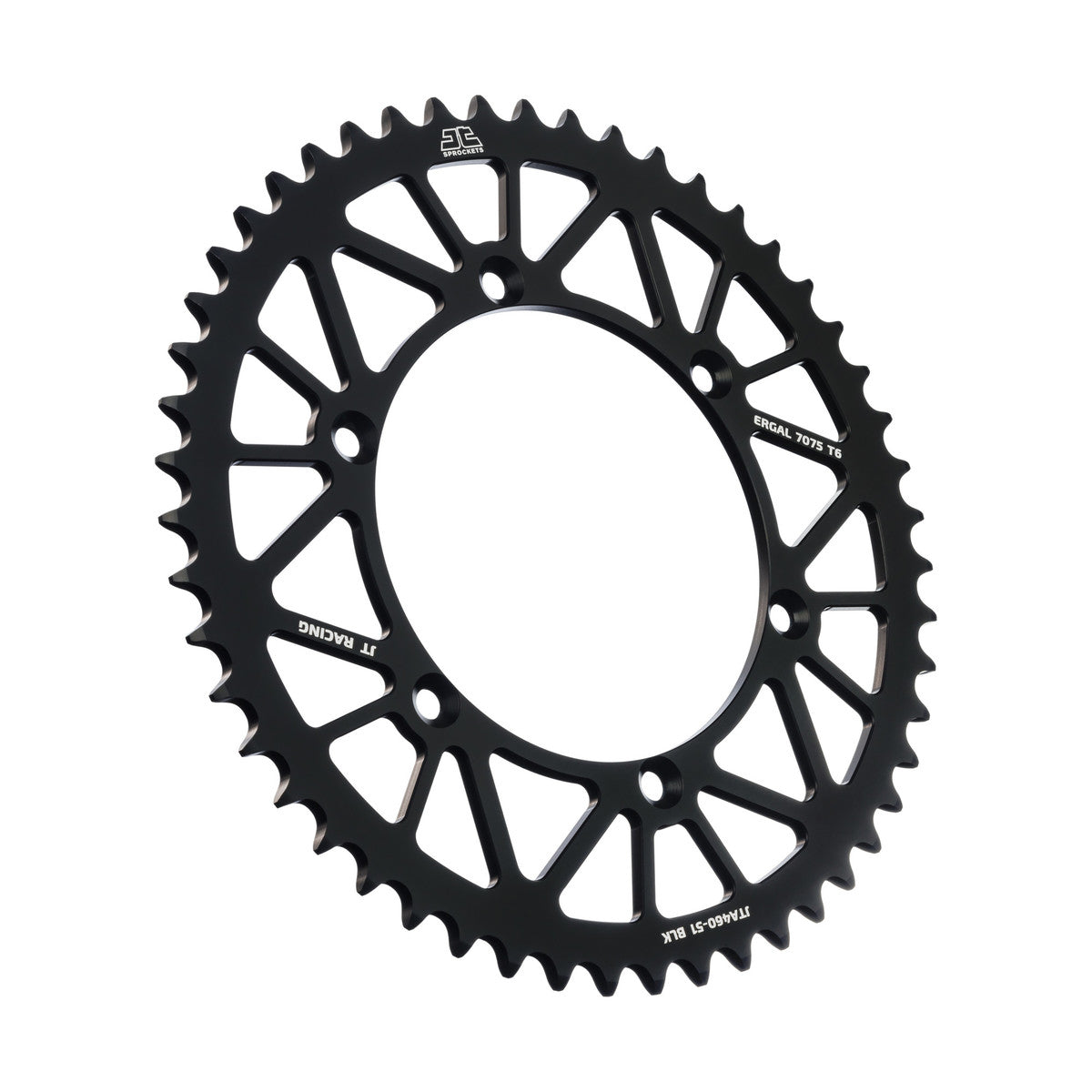 JT Rear Alu Sprocket 7075 T6 Black JTA460.51BLK - MxProStoreParts