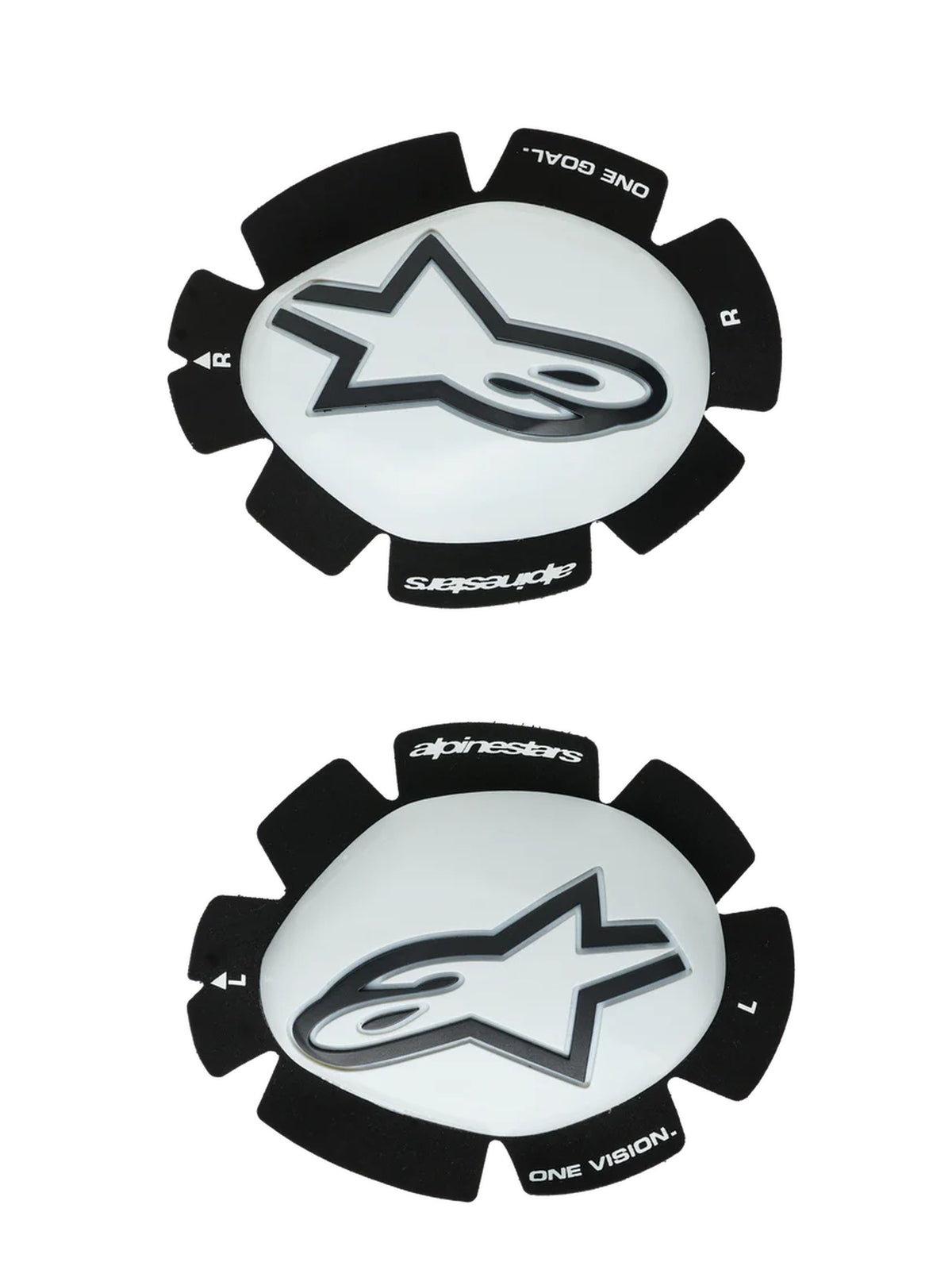 Alpinestars GP Plus Knee Slider White/Black – 6400226-21