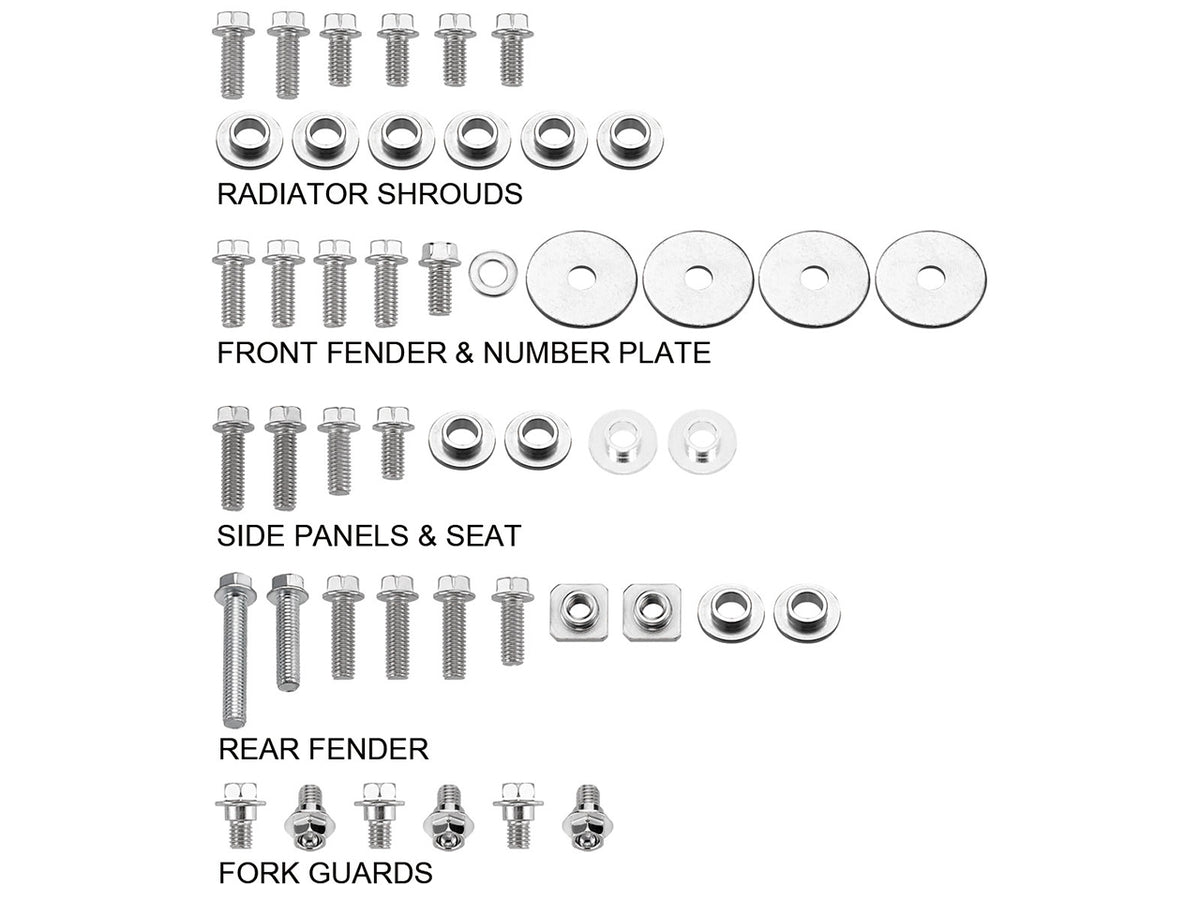 Sixty5 Body Panel Hardware Pack Suzuki – MX-12159