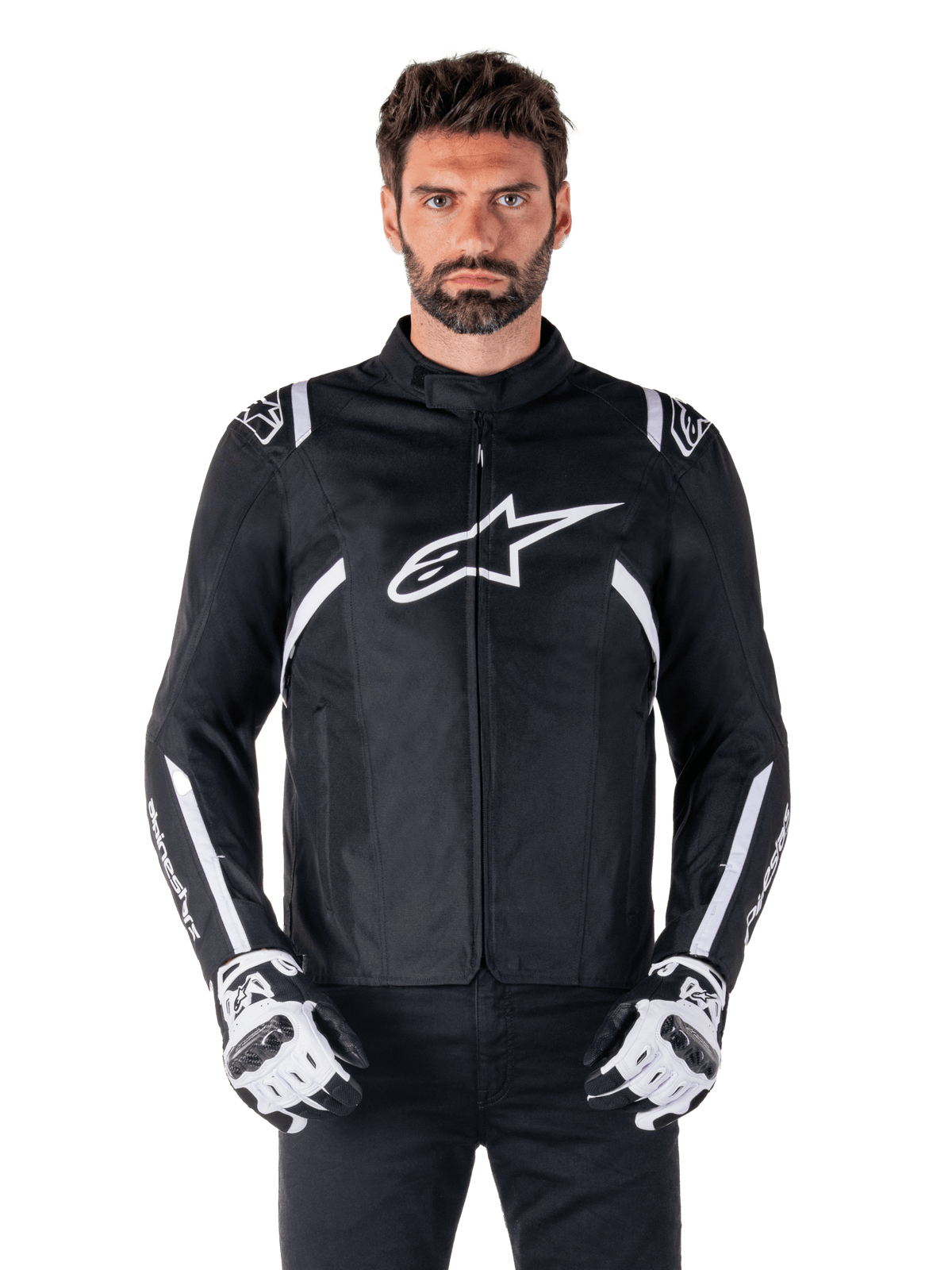 Alpinestars Jacket T-SPS v2 Waterproof Black/White - MxProStoreParts