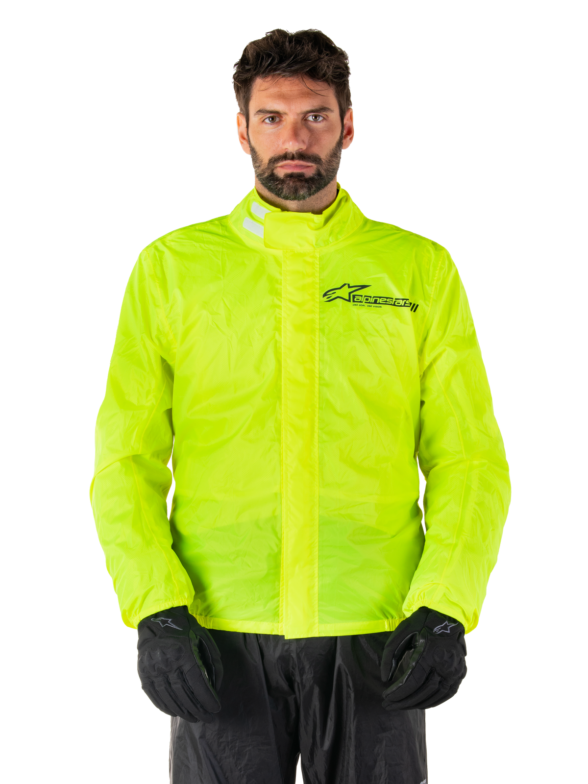 Alpinestars Jacket Hurricane Rain v2 Yellow Fluo