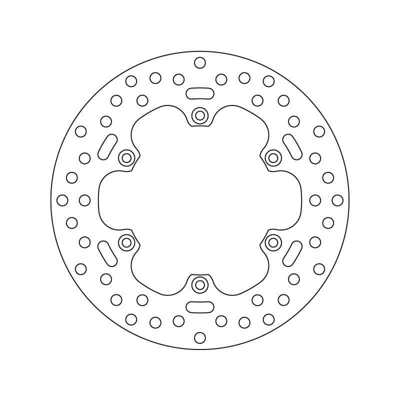 Technische illustratie: Brembo Serie Oro brakedisc – 68B40752; uitvoering volgens artikelgegevens
