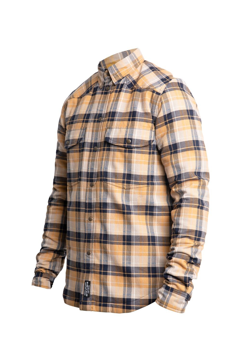 JOHN DOE Motoshirt herenjas – maat L – zwart/wit/geel - MxProStoreParts