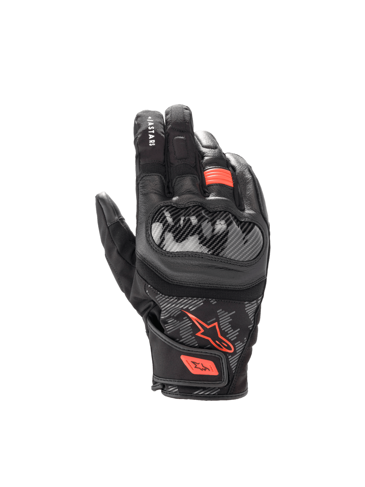 Alpinestars Glove SMX Z Drystar Black/Red Fluo - MxProStoreParts