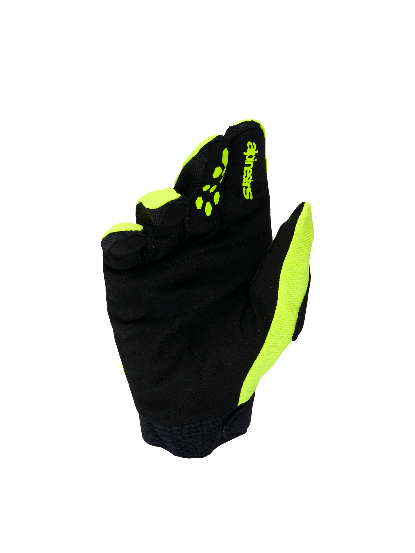 Alpinestars Jeugd Full Bore V2 Handschoenen Geel Fluo Zwart - MxProStoreParts