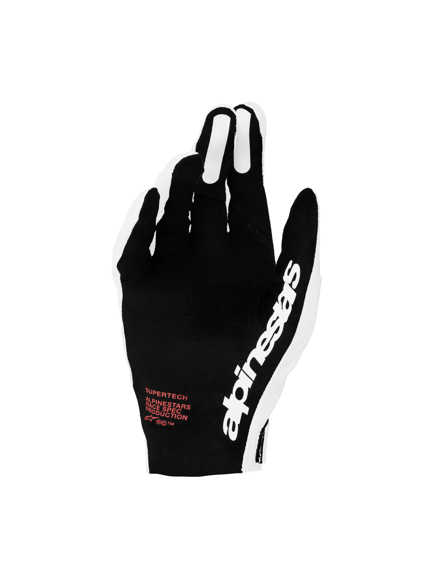 Alpinestars Supertech MX Handschoenen 2027 Wit Zwart Vuurrood - MxProStoreParts